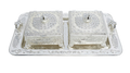 Square Storage Box Set — 2 Pieces with Tray — Art N Soul