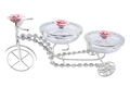 Crystal Bowl Bicycle Trolley — 3 Piece Set — Art N Soul