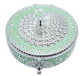Round Peacock Storage Box — Art N Soul
