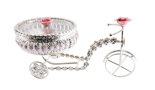 Bicycle Crystal Bowl Serving Set — Compact — Art N Soul