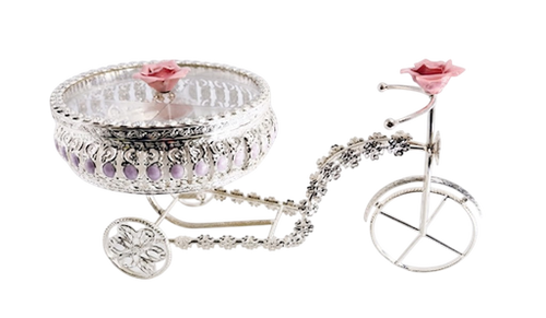Bicycle Crystal Bowl Serving Set — Compact — Art N Soul
