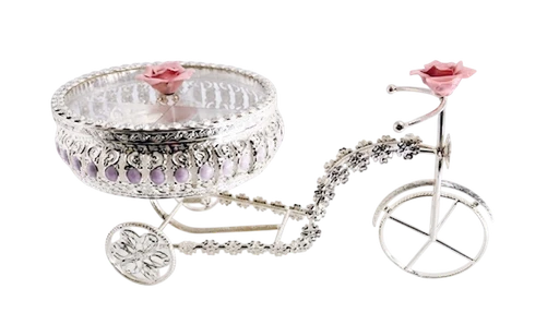 Bicycle Crystal Bowl Serving Set — Compact — Art N Soul