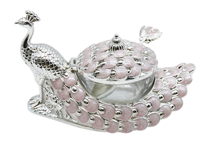 Peacock Dry Fruit Bowl with Lid — Art N Soul