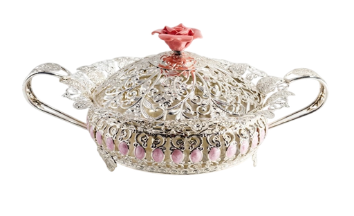 Designer Serving Bowl with Lid — Art N Soul