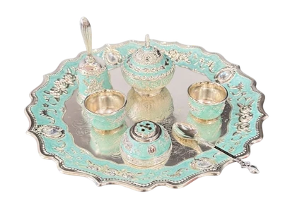 Designer Pooja Thali — Compact Set — Art N Soul