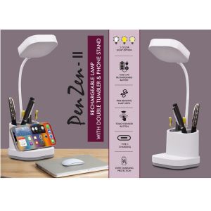 101-E352*PenZen II Rechargeable lamp with Double tumbler & Phone stand 3 Color light